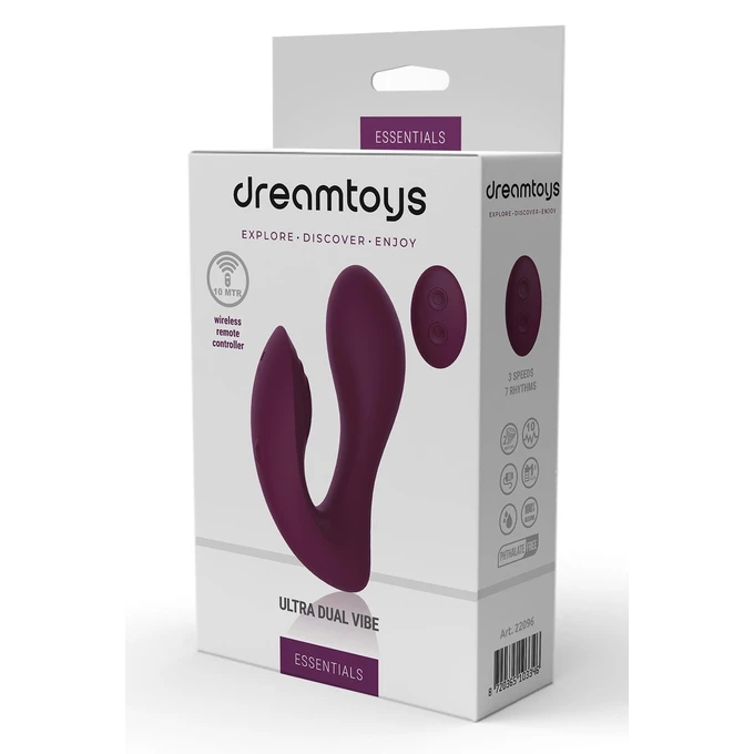 Dream toys Ultra Dual Vibe - Wibrator króliczek sterowany pilotem