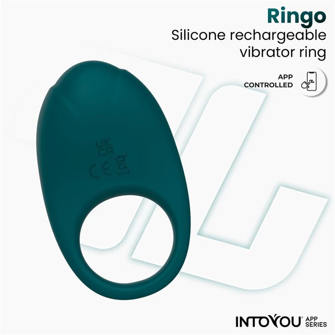 Intoyou Ringo - Wibrujący pierścień na penisa, sterowany aplikacją