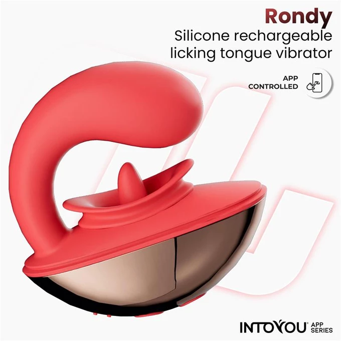 Intoyou Rondy - Wibrator podwójny z symulacją seksu oralnego, sterowany aplikacją