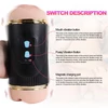 Shequ Double Vagina and Mouth Kay - Masturbator wibrujący z podwójnym otworem