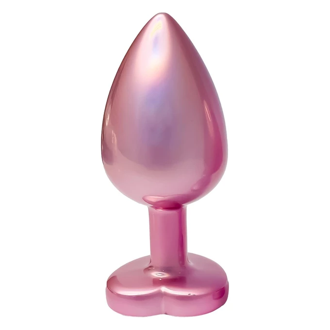 Dream Toys Gleaming Love Pearl - Korek analny z serduszkiem, różowy, L