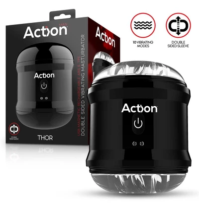 Action Thor Double Sided - Masturbator wibrujący