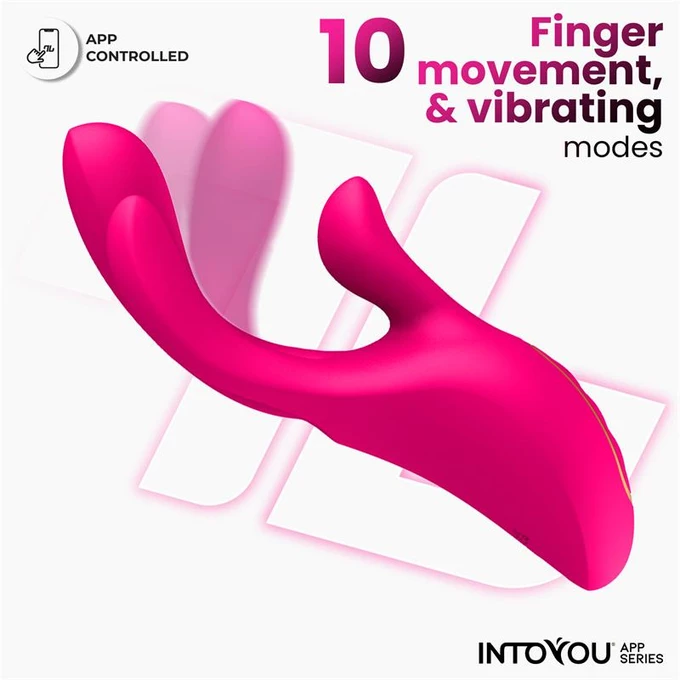 Intoyou Derek Vibe - Wibrator multifunkcyjny z 4 ramionami, Sterowany aplikacją
