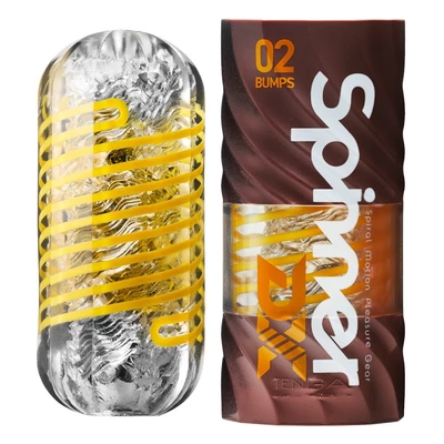 Tenga Spinner DX 02 Bumps - Masturbator klasyczny z efektem skręcania