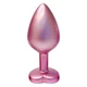 Dream Toys Gleaming Love Pearl - Korek analny z serduszkiem, różowy, M