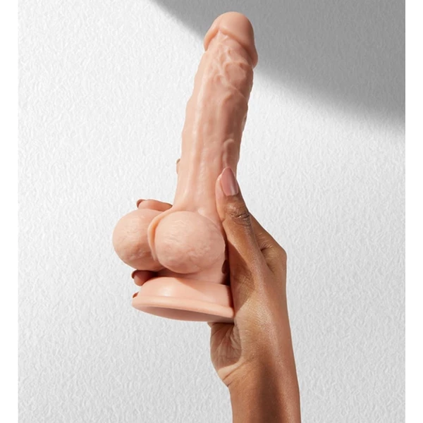 FemmeFun Vortex Turbo Baller - Wibrujące dildo z przyssawką z funkcją rotacji, sterowane pilotem