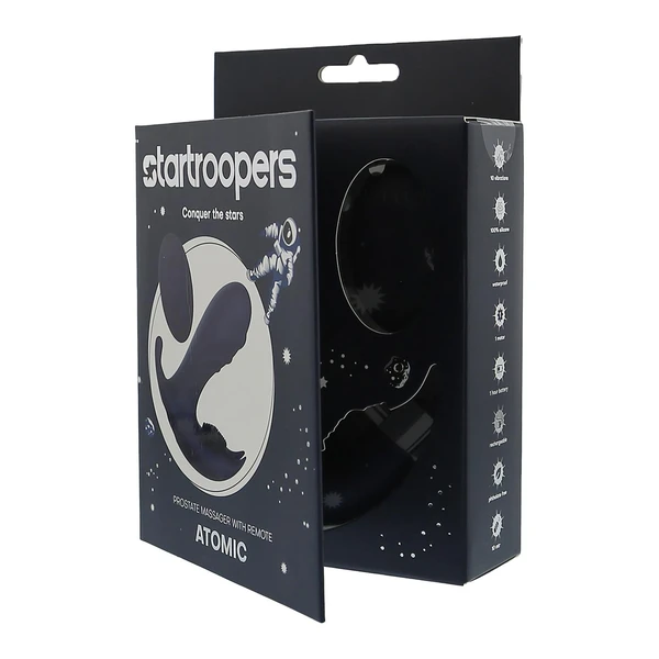 Dream toys Startroopers Atomic - Wibrujący masażer prostaty sterowany pilotem