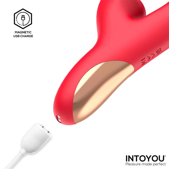 Intoyou Grant - Wibrator króliczek z funkcją rotacji i symulacją seksu oralnego