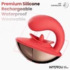 Intoyou Rondy - Wibrator podwójny z symulacją seksu oralnego, sterowany aplikacją