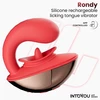 Intoyou Rondy - Wibrator podwójny z symulacją seksu oralnego, sterowany aplikacją