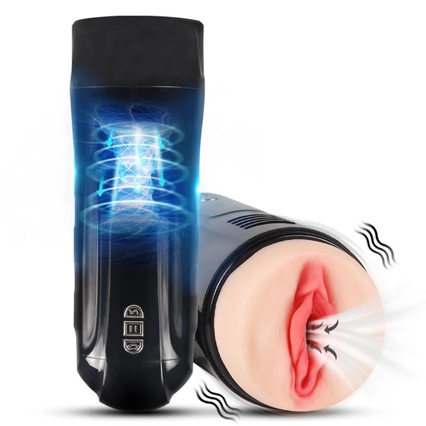 Shequ Truda Vibration and Suction - Masturbator Wibrujący z funkcją ssania