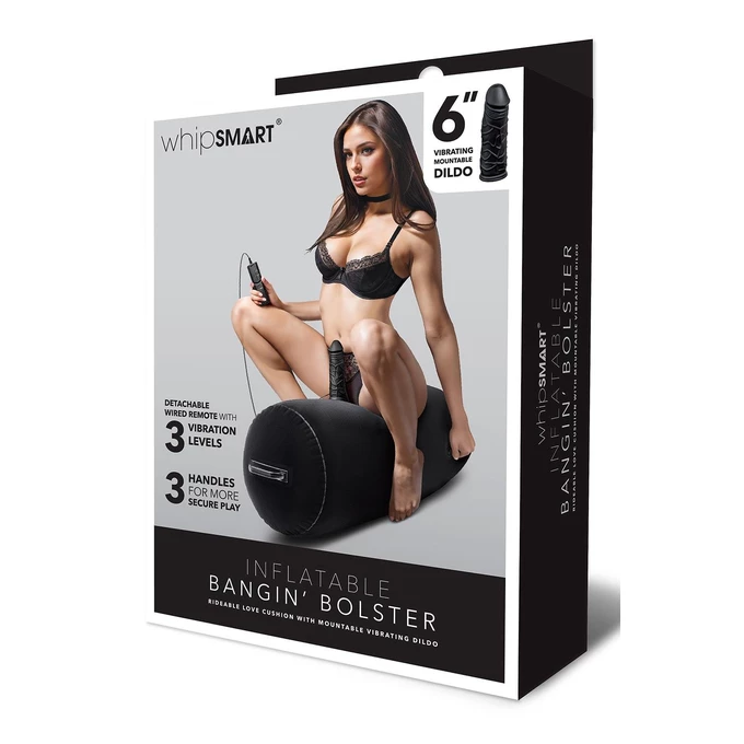Whipsmart Inflatable Bangin Bolster - Poduszka do seksu z wibrującym dildo