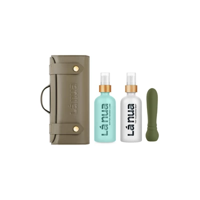 La Nua Gift bag - Zestaw prezentowy z wibratorem typu Bullet, lubrykantem bezsmakowym, toy cleanrem i etui