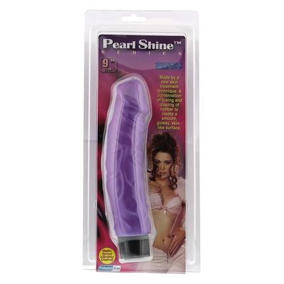 NMC Peral Shine 9 Inch - Dildo wibrujące, fioletowe