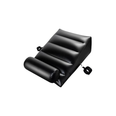 NMC Dark Magic Ramp Wedge - Pompowana poduszka do seksu z kajdankami