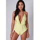 Passion Sensie Lemon - Satynowe body, Żółte