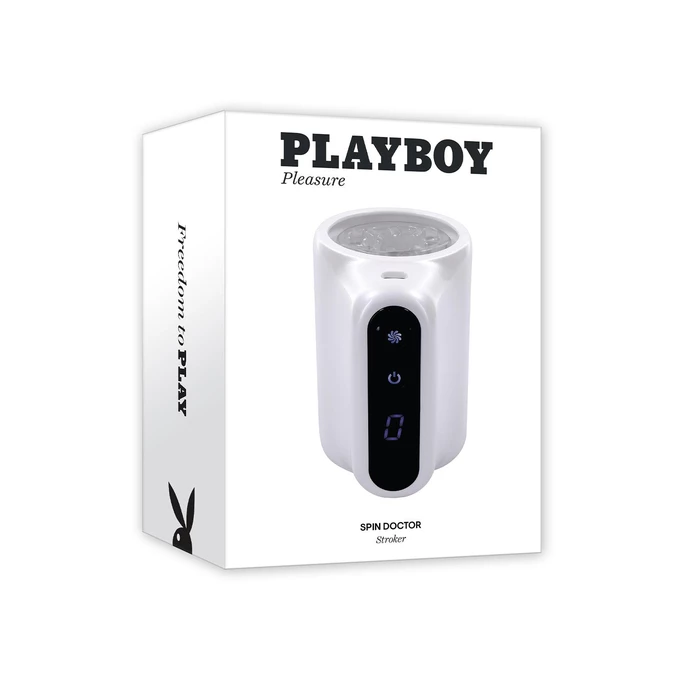 Playboy Spin Doctor - Masturbator wibrujący z funkcją rotacji