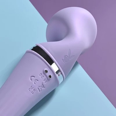 Playboy Vibrato - Dwustronny Wibrator typu Wand