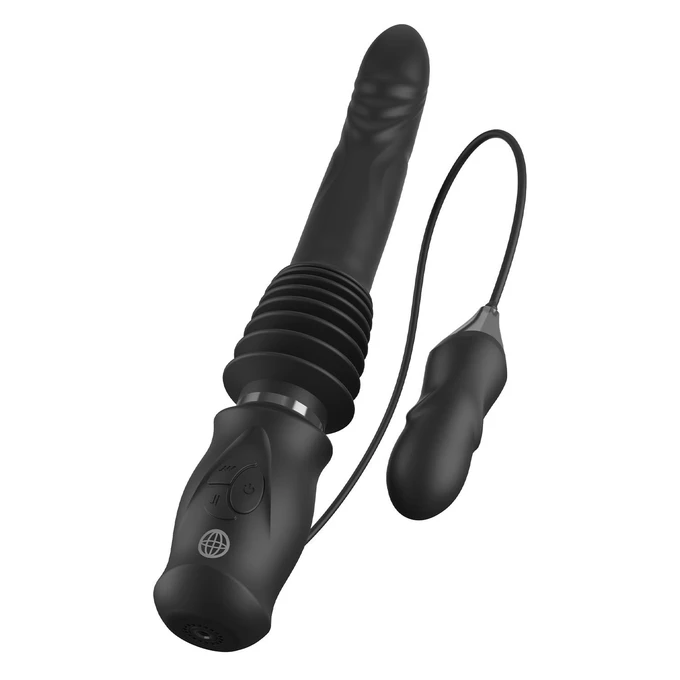 Pipedream Ultimate Silicone Thruster - Wibrator z funkcją pulsacji, z przyssawką