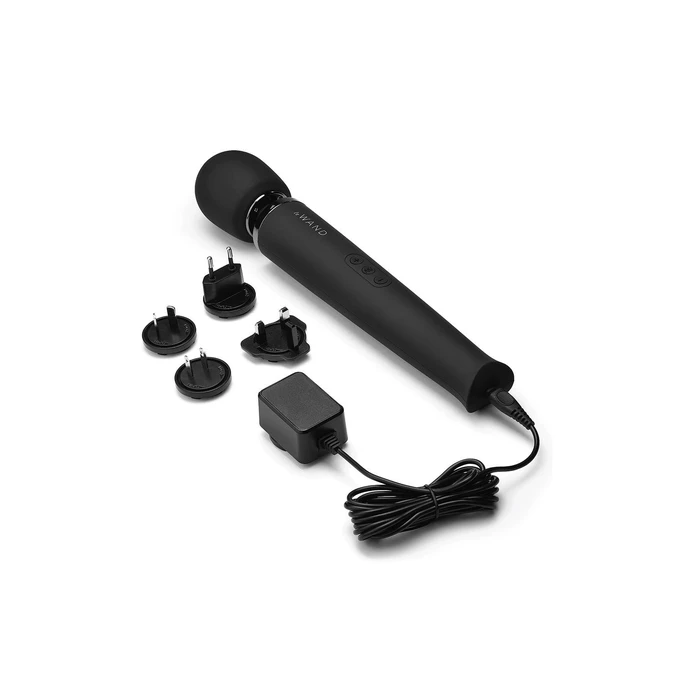 Le wand Rechargeable wand - Premium wibrator typu wand, czarny