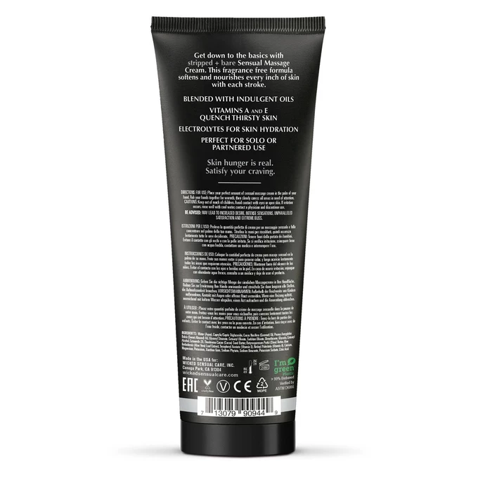 Wicked Sensual Massage Gel - Krem do masażu bezzapachowy, 120 ml