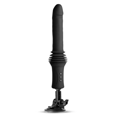 Ns Novelties Super Stroker Black - Pulsator z funkcją nagrzewania, sterowany pilotem