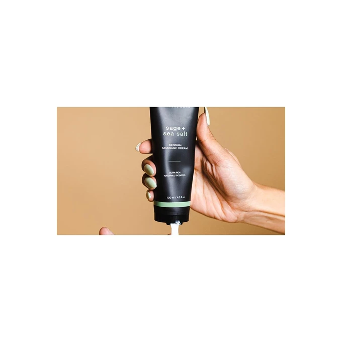 Wicked Sensual Massage Gel - Krem do masażu z szałwią i solą morską, 120 ml