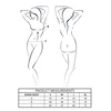Passion Sensie Black - Satynowe body, czarne