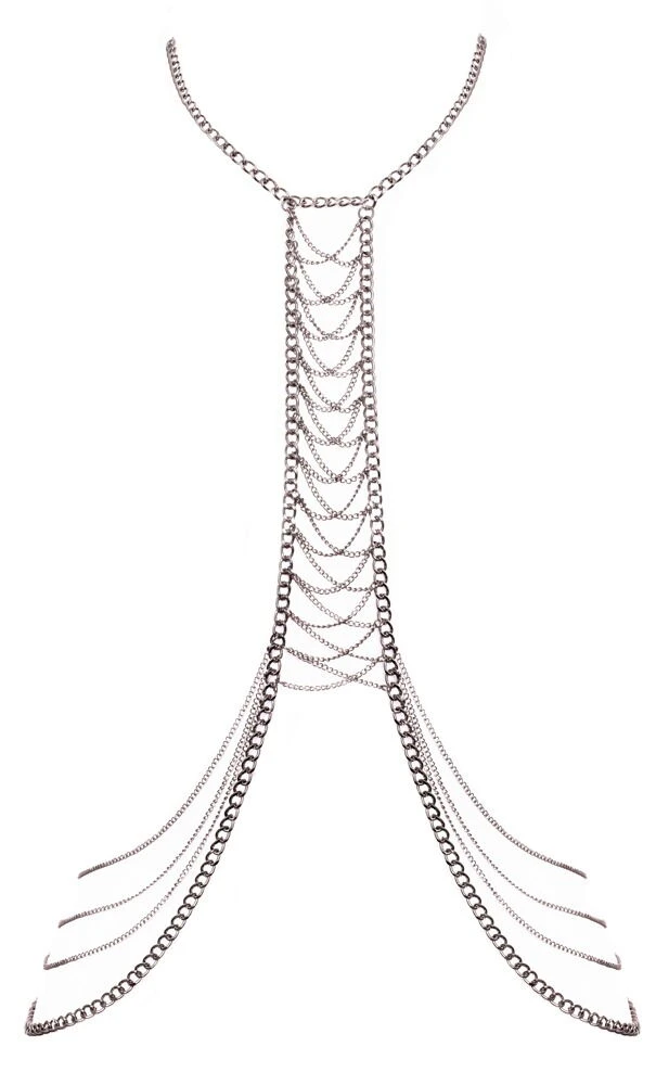 Cotelli Body chain - Łańcuszek na biust, srebrny