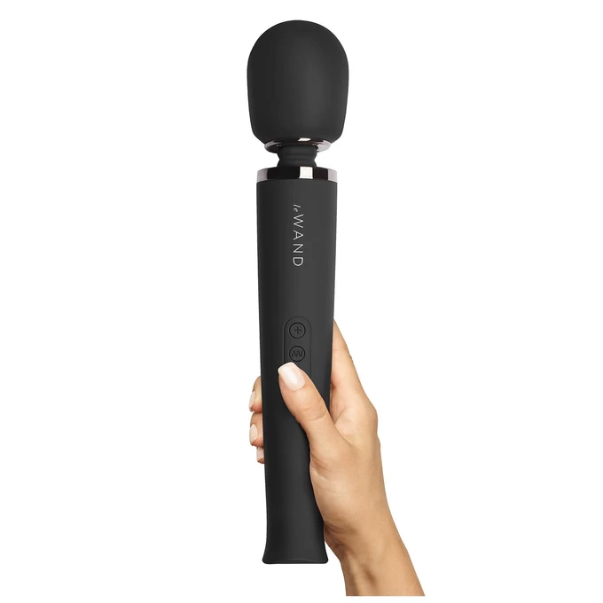 Le wand Rechargeable wand - Premium wibrator typu wand, czarny