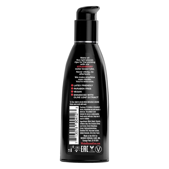 Wicked Sensual Care Strawberry - Lubrykant truskawowy, 60 ml