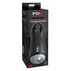 Pipedream PDX Elite Suck-O-Matic Clear - Masturbator wibrujący z funkcją ssania