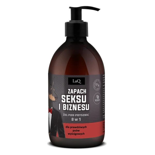 Laq &quot;Doberman o zapachu seksu i biznesu&quot; - Żel pod prysznic, 500 ml