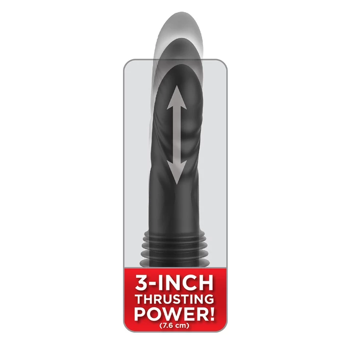 Pipedream Ultimate Silicone Thruster - Wibrator z funkcją pulsacji, z przyssawką
