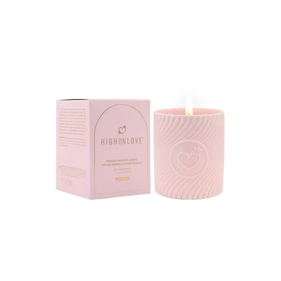 High on Love Massage Candle Litchi Martini - Świeca do masażu, 220 ml