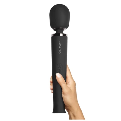 Le wand Rechargeable wand - Premium wibrator typu wand, czarny