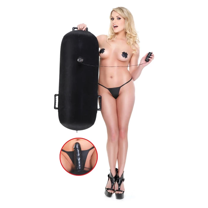 Pipedream Inflatable Luv Log - Poduszka do seksu z wibrującym dildo