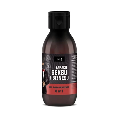 Laq &quot;Doberman zapach Seksu i biznesu - żel pod prysznic czarny mat, 100 ml