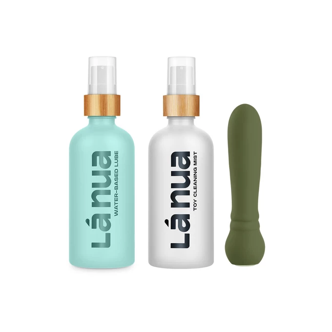 La Nua Gift bag - Zestaw prezentowy z wibratorem typu Bullet, lubrykantem bezsmakowym, toy cleanrem i etui