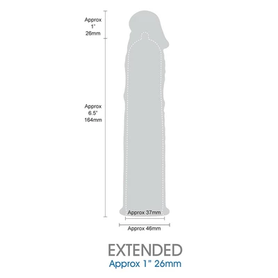 NMC Lenght Extender Sleeve 7,5 Inch - Nakładka przedłużająca penisa