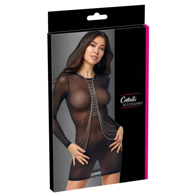 Cotelli Body chain - Łańcuszek na biust, srebrny