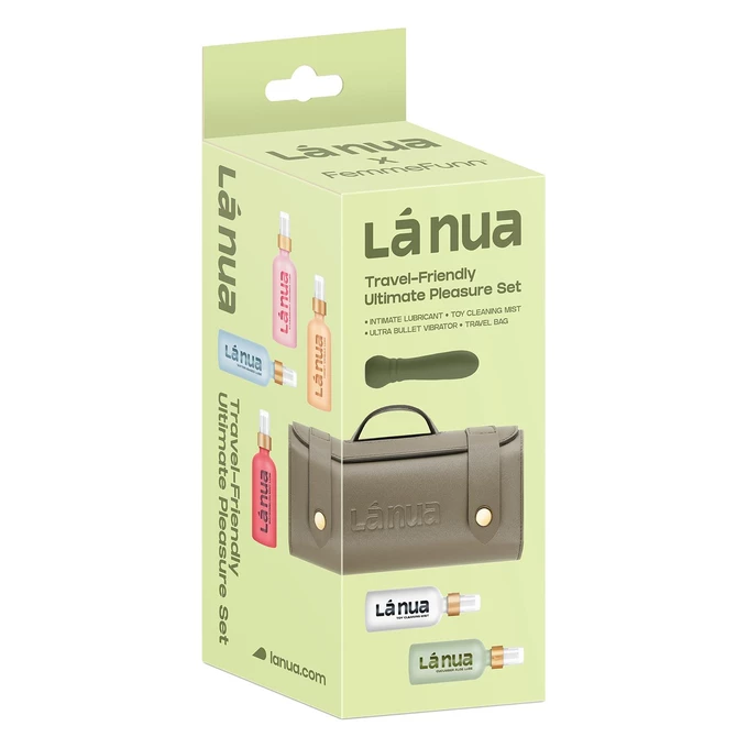La Nua Gift bag - Zestaw prezentowy z wibratorem typu Bullet, lubrykantem bezsmakowym, toy cleanrem i etui