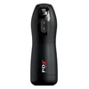 Pipedream PDX Elite Suck-O-Matic Clear - Masturbator wibrujący z funkcją ssania