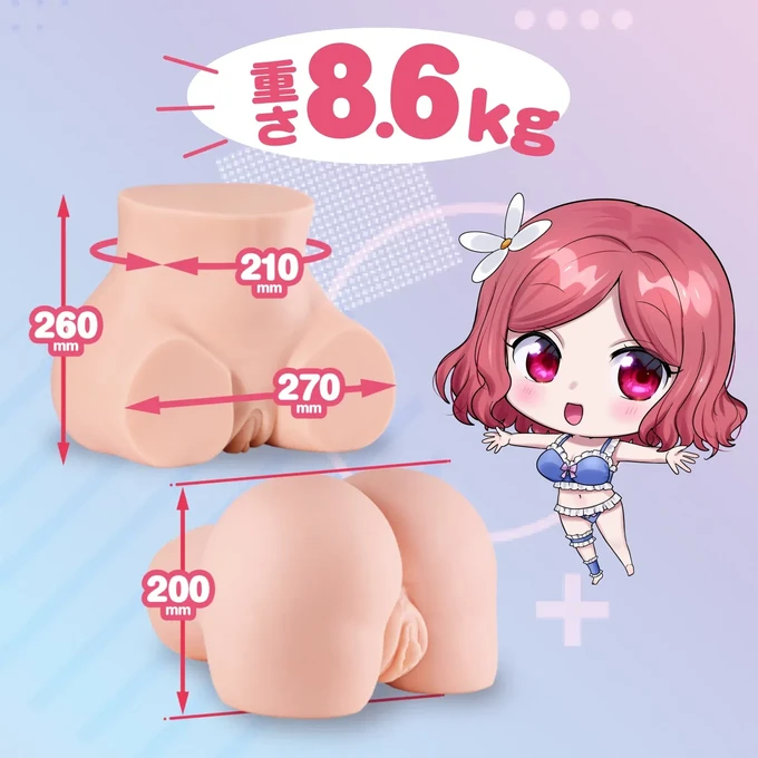 Seiraku Toys The Three Ages - Masturbator naturalistyczny z wymiennymi tunelami