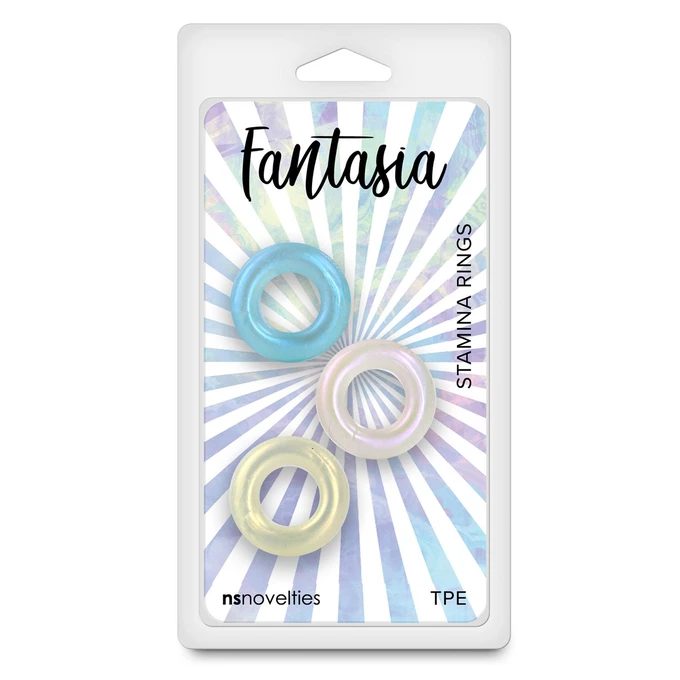 NS Novelties Stamina Rings - Zestaw pierścieni erekcyjnych