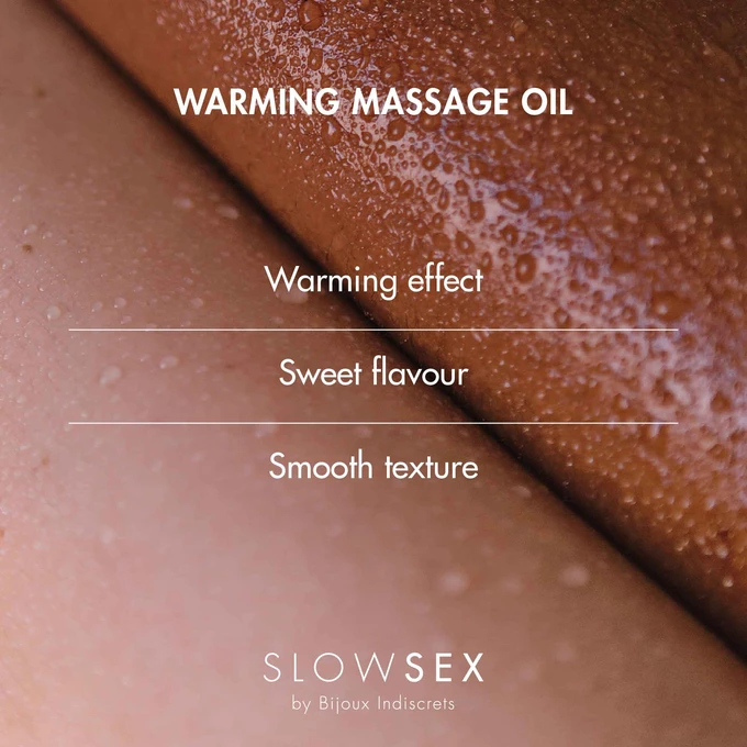Bijoux Indiscrets  Slow Sex - rozgrzewający olejek do masażu