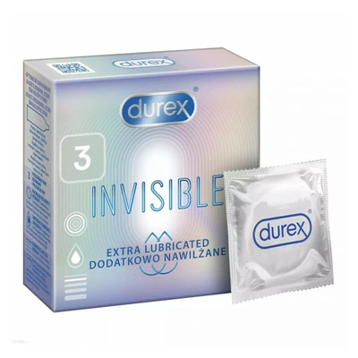 Durex Invisible Lubricated - prezerwatywy