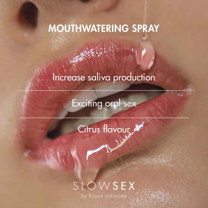 Bijoux Indiscrets  Slow Sex - spray nawilżający do seksu oralnego