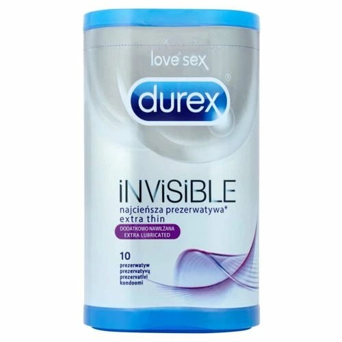 Prezerwatywy Durex Invisible dodatkowo nawilżone