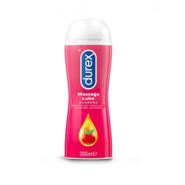 Durex Play do masażu stymulujący - pomarańcza-guarana - Żel intymny